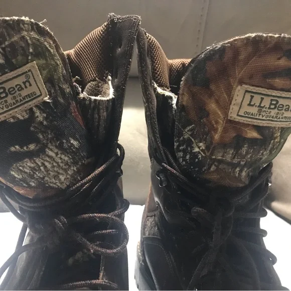 L.L. Bean MEN’S hinting Boots Size 8 Leather excellent for use by hunters or sno - Picture 15 of 17